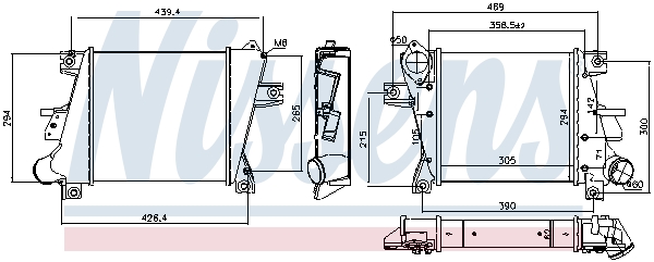 NISSENS 96407 Intercooler-Intercooler-Ricambi Euro