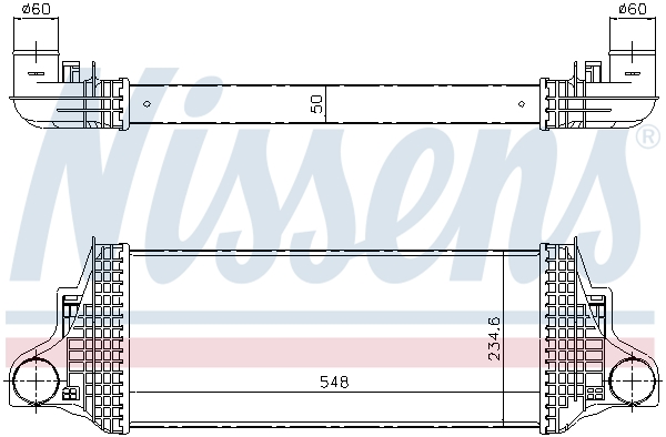 NISSENS 96419 Intercooler-Intercooler-Ricambi Euro