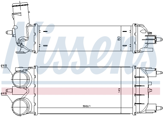 NISSENS 96437 Intercooler