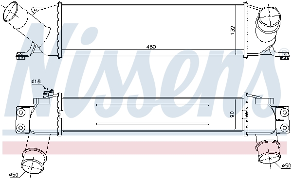 NISSENS 96458 Intercooler-Intercooler-Ricambi Euro