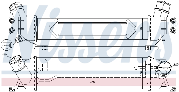 DENSO DIT02026 Intercooler