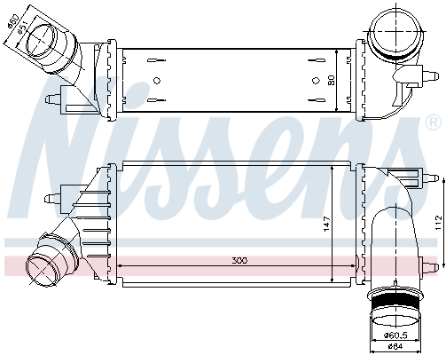 NISSENS 96467 Intercooler-Intercooler-Ricambi Euro