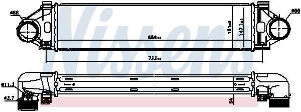 NISSENS 96471 Intercooler-Intercooler-Ricambi Euro
