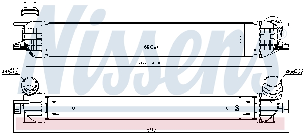 NISSENS 96502 Intercooler