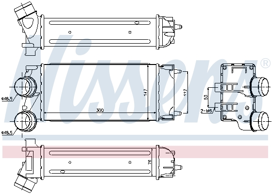 NISSENS 96514 Intercooler