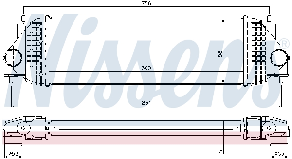 NISSENS 96525 Intercooler-Intercooler-Ricambi Euro