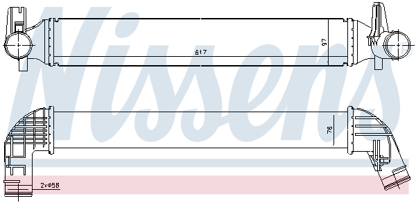 NISSENS 96530 Intercooler