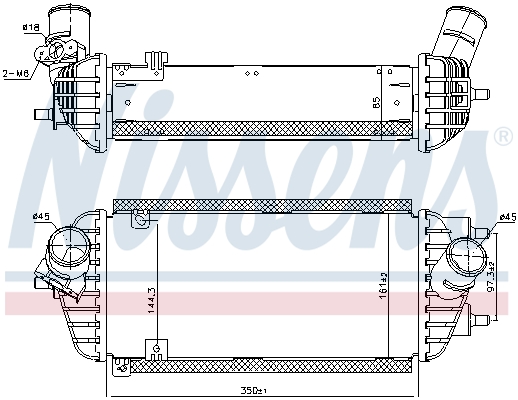 NISSENS 96538 Intercooler-Intercooler-Ricambi Euro