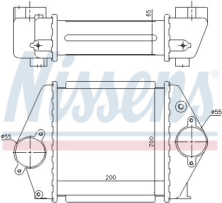 NISSENS 96570 Intercooler-Intercooler-Ricambi Euro