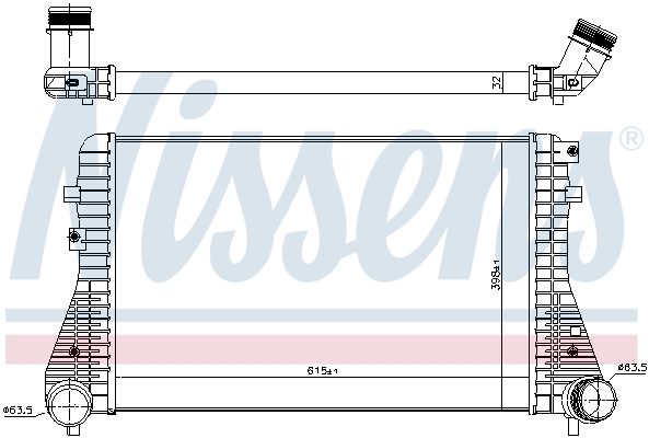 NISSENS 96575 Intercooler-Intercooler-Ricambi Euro