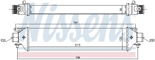 NISSENS 96615 Intercooler