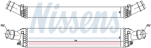 NISSENS 96618 Intercooler