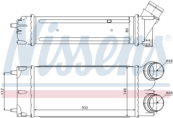 NISSENS 96627 Intercooler