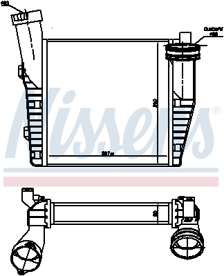 NISSENS 96688 Intercooler-Intercooler-Ricambi Euro