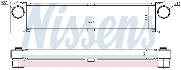 NISSENS 96730 Intercooler