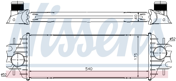 NISSENS 96762 Intercooler