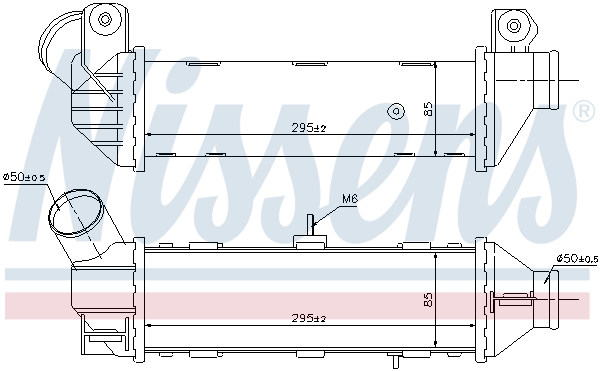 NISSENS 96769 Intercooler