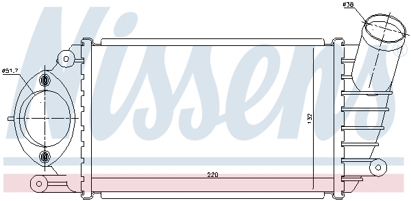 NISSENS 96794 Intercooler