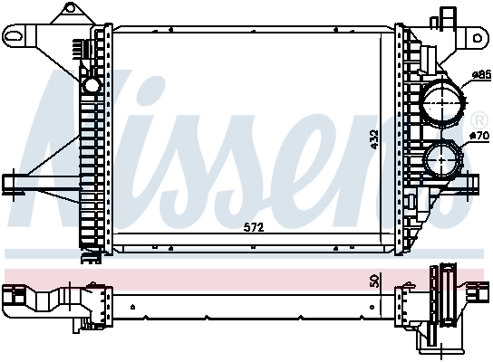 NISSENS 96976 Intercooler