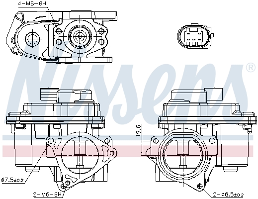 TRISCAN 8813 21004 EGR-ventil