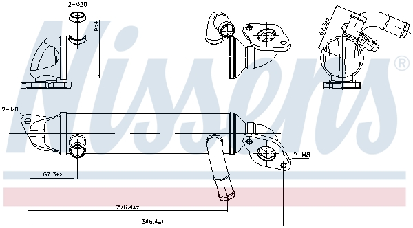 NISSENS 989396 Radiateur,...