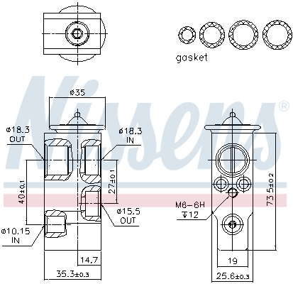 MAHLE AVE 58 000P Ekspansjonsventil