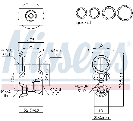 DELPHI TSP0585110 Ekspansjonsventil