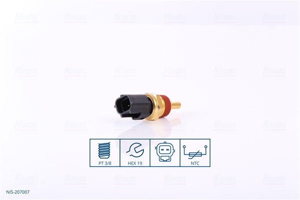 NISSENS 207007 ** FIRST FIT ** Sensor, motortemperatur