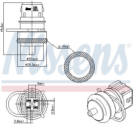 NISSENS 207000 Sensor,...