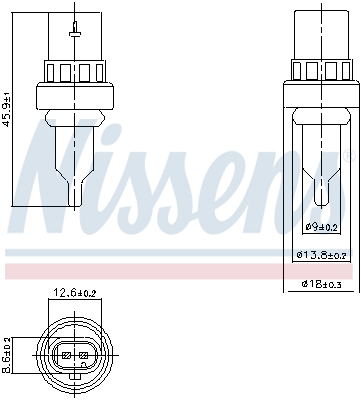 NISSENS 207011 Sensor,...