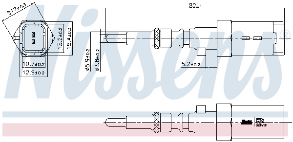 NISSENS 207016 Sensor,...