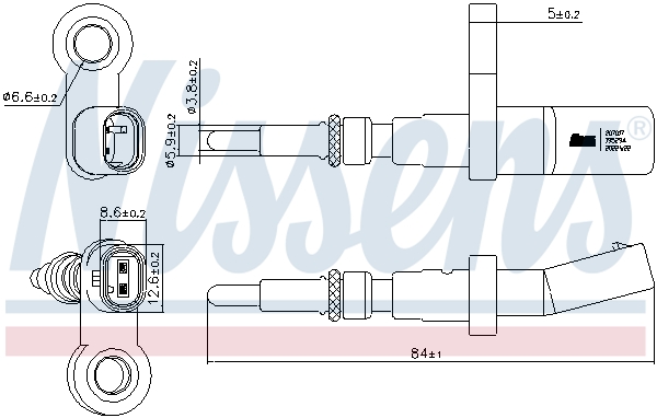 NISSENS 207017 Sensor,...