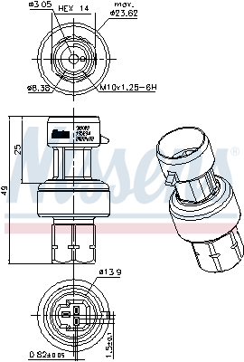 NISSENS 301022 ** FIRST FIT...