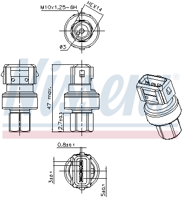 NISSENS 301068 ** FIRST FIT...