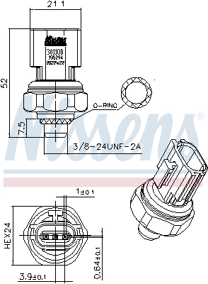 NISSENS 301100 ** FIRST FIT...