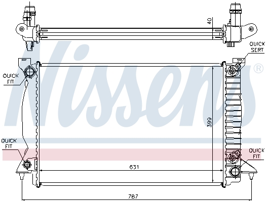 NISSENS 60314A ** FIRST FIT...