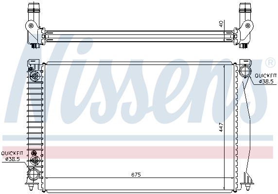 NISSENS 60328 радиатор,...