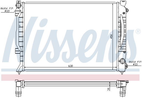 NISSENS 60422A ** FIRST FIT...