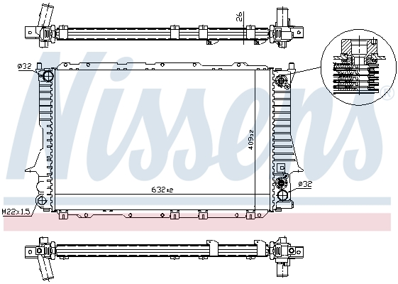 NISSENS 60476 радиатор,...