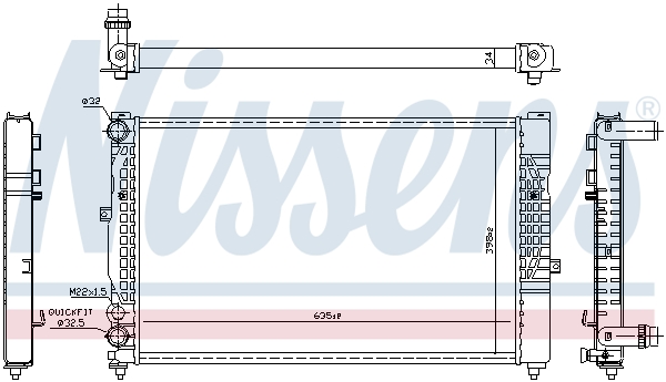 NISSENS 60491 ** FIRST FIT...