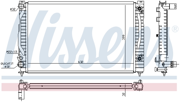 NISSENS 60494 ** FIRST FIT...