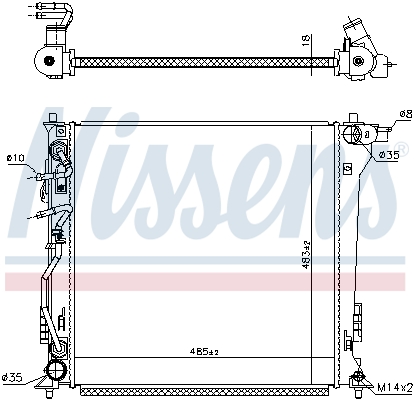 NISSENS 606099 радиатор,...