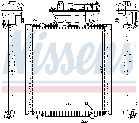 NISSENS 606224 ** FIRST FIT...
