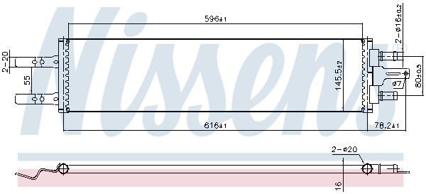 NISSENS 606420 Radiator,...