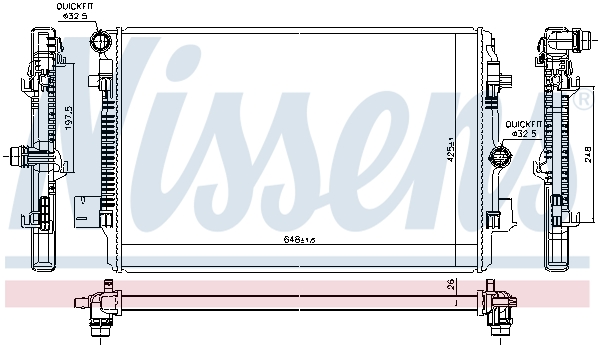 NISSENS 606720 ** FIRST FIT...