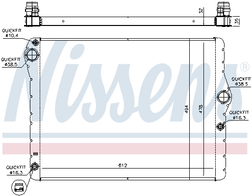 NISSENS 60779 ** FIRST FIT...