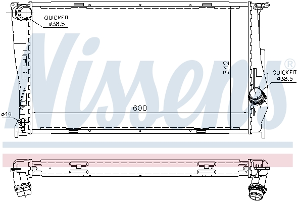 NISSENS 60785A ** FIRST FIT...