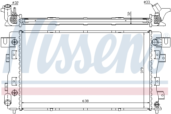 NISSENS 609771 Radiatore,...