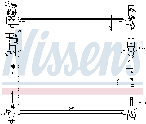 NISSENS 60996A Radiatore,...
