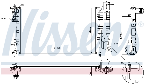 NISSENS 61312A ** FIRST FIT...
